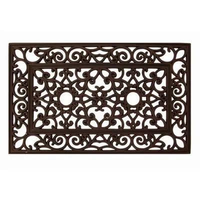 Sports Licensing Solutions 41905 Coir & Rubber Door Mat, Black, 18 x 30 In.