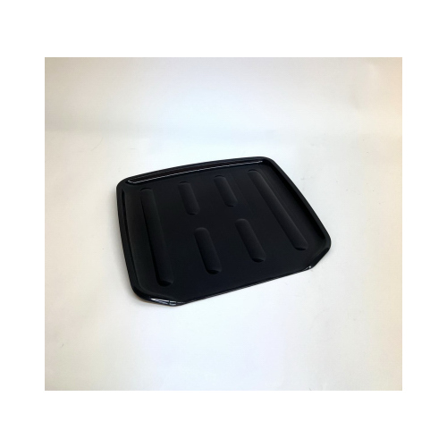 Plastic Dish Drain Board, Black, 16.1 x 14.6 In.