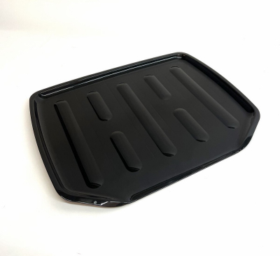 PANACEA 44451 Plastic Dish Drain Board, Black, 19.6 x 15.2 In.