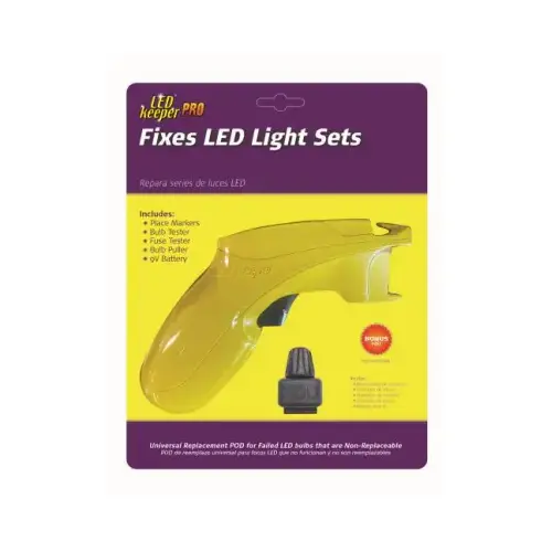 Ulta Lit Technologies 3333-4 LED Keeper Pro Light Tester & Repair Yellow