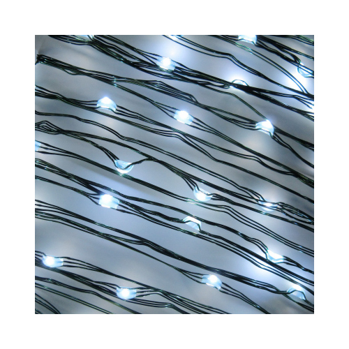 100 Battery-Operated LED Microdots - Cool White