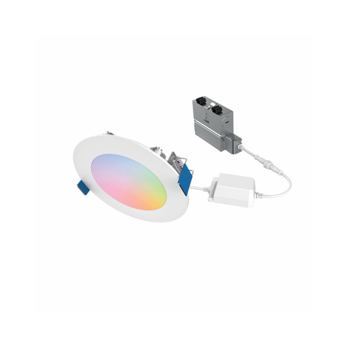 Smart Wi-Fi Canless LED Downlight, Full Color & Tunable, 4 In.