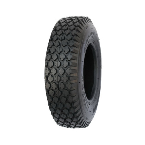 Lawn Tractor Tire, Stud Style, 4.10/3.50 x 4-In.