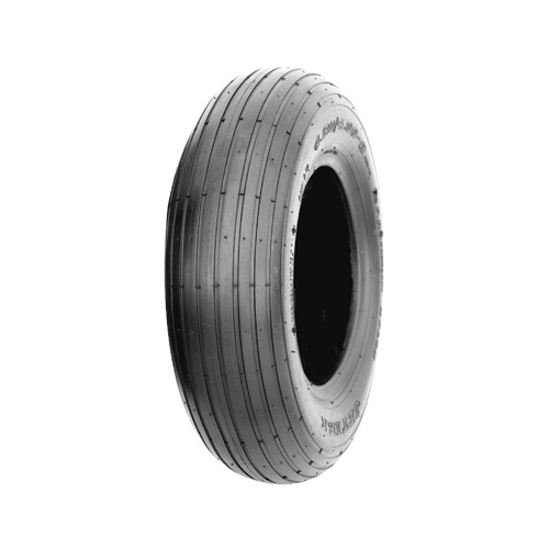 SUTONG TIRE RESOURCES INC CT1006 Wheelbarrow Tire, Rib Tread, 4.00-6 In.