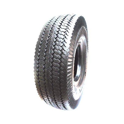 SUTONG TIRE RESOURCES INC CT1011 Wheelbarrow Tire, Sawtooth Tread, 4.10/3.50-4 In.