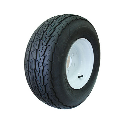 SUTONG TIRE RESOURCES INC ASB1028 Trailer Tire & Wheel Assembly, 4-Hole, 6-Ply, 18.5 x 8.50-8-In.