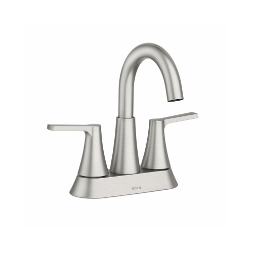 Mikah 84311 Series Bathroom Faucet, 1.2 gpm, 2-Faucet Handle, 3-Faucet Hole, Metal, Brushed Nickel