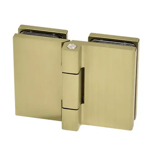 Brushed Bronze Como Series 180 degree Glass-to-Glass hinge