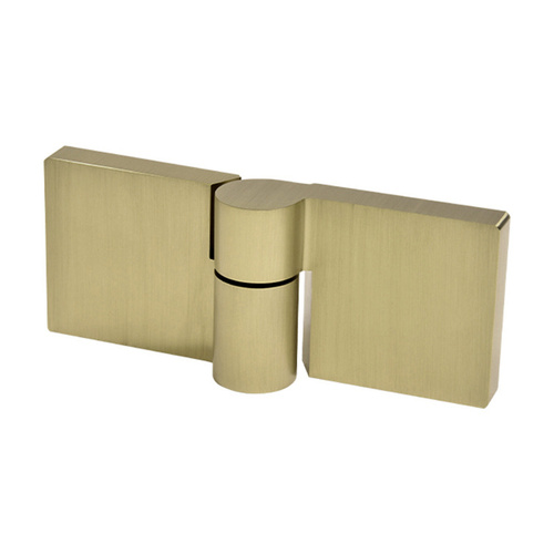 Brushed Bronze Lugano Series Glass to Glass 180 Degree Hinge - For Right Hand Door