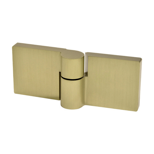 Brushed Bronze Lugano Series Glass to Glass 180 Degree Hinge - For Left Hand Door