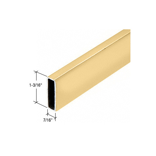 Satin Brass Serenity Series Sliding Door 78-3/4" Header Support Bar Only