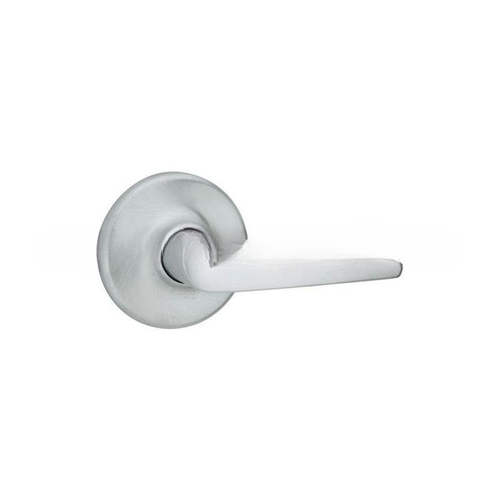 Delta Lever Privacy Door Lock with 6AL Latch and RCS Strike Satin Chrome Finish