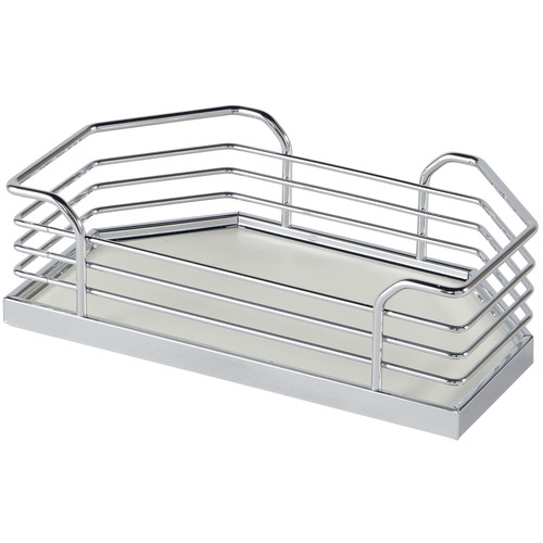 Door Tray Set, for Tandem Chef's Pantry Interior clearance: 16 1/2" 11 1/8" Arena Plus, Chrome/white, width 11 1/8"