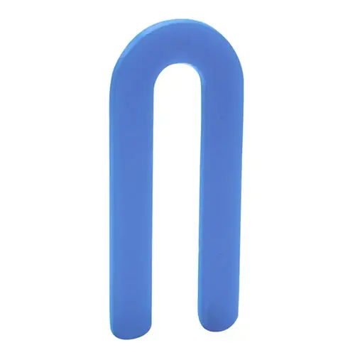 1/16" x 3-1/2" Plastic Horseshoe Shim Blue - pack of 500