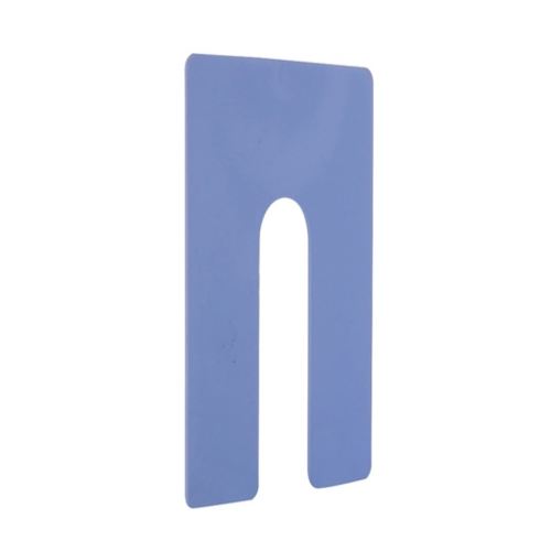 1/16" x 4" Plastic Horseshoe Shim Blue