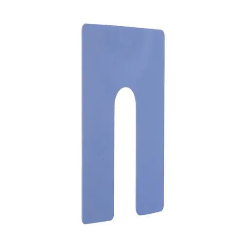 1/16" x 4" Plastic Horseshoe Shim Blue - pack of 200