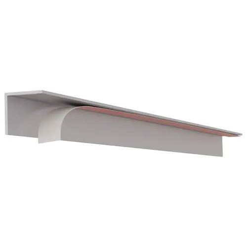 Cabinet Accent Drip Edge, Aluminum 21 3/4" L: 21 3/4", brushed Brushed