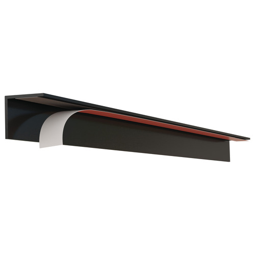 Cabinet Accent Drip Edge, Aluminum 20 1/2" L: 20 1/2", matt black Matt black