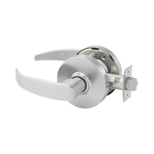 Passage (F75) Cylindrical Lever Lock Grade 1 with P Lever and L Rose with ASA Strike Satin Chrome Finish