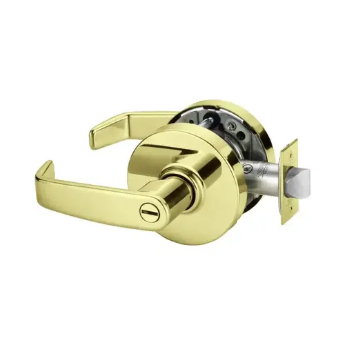 Cylindrical Lock Bright Brass