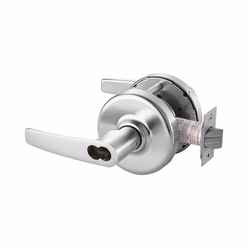 CLX3355 Classroom Lockset x LFIC Less Core Satin Chrome