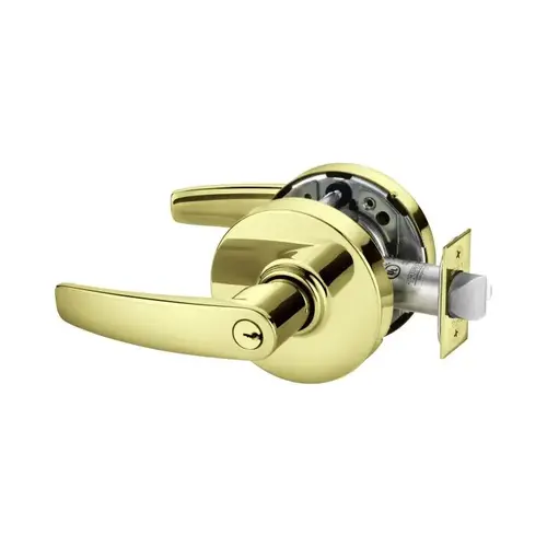 10X Line G04 Storeroom Lockset Bright Brass