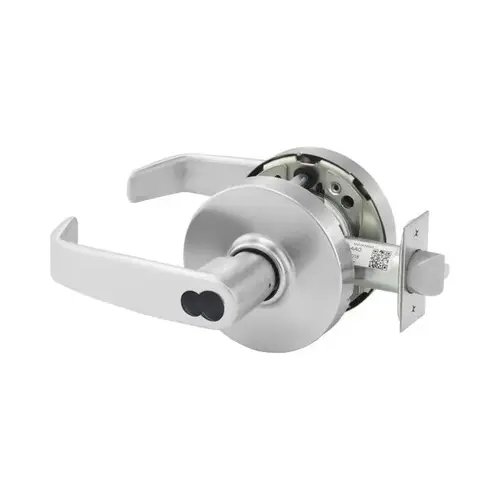 10X Line G24 Entrance Lockset w/LFIC Disposable Core Satin Chrome