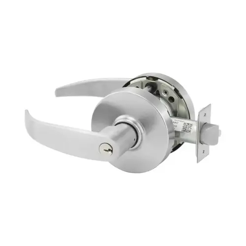 10X Line G37 Classroom Lockset w/SFIC Disposable Core Satin Chrome