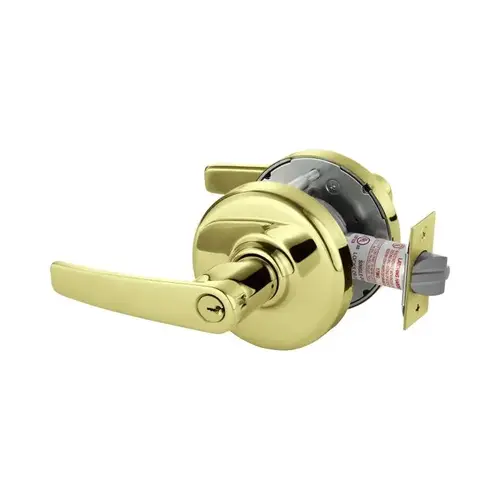 Cylindrical Lock Bright Brass