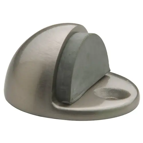 1-1/4" Dome Floor Bumper Satin Nickel Finish