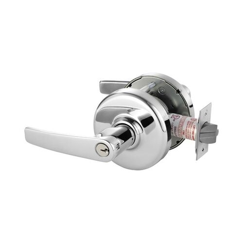 Cylindrical Lock Bright Chrome