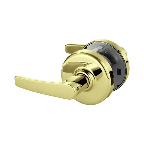 Cylindrical Lock Bright Brass