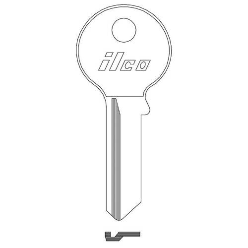 Viro VR2 Blank Utility Key Silver