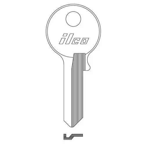 Viro VR7 Blank Utility Key Silver - pack of 10