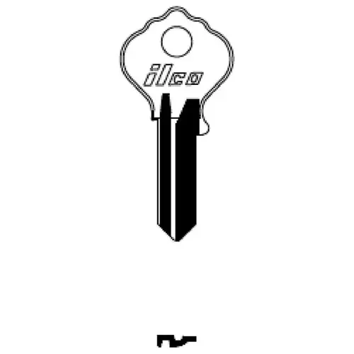 Blank Utility Key Silver