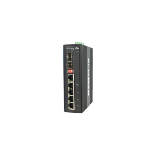 Hardened Unmanaged 4-Port Gigabit 90W PoE & 2-Port Gigabit SFP/RJ45 Combo Ethernet Switch