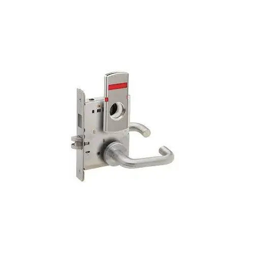 KIT - 03B Storeroom Mortise Lock with Deadbolt, Outside Indicator (Occupied/Vacant), Inside ADA Thumbturn (L583-363), Less Mortise Cylinder, 626/US26D Satin Chrome