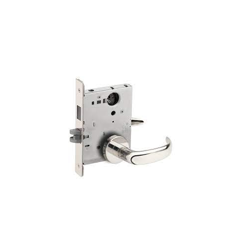 KIT - 17A Storeroom Mortise Lock with Deadbolt, Outside Indicator (Occupied/Vacant) & Inside Indicator (Locked/Unlocked) with Inside ADA Thumbturn (L583-363), Less Mortise Cylinder, 626/US26D Satin Chrome