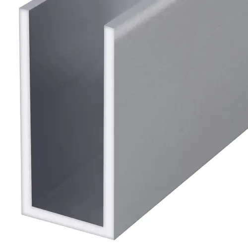 Brite Anodized Wet Glaze 2" Deep U-Channel 120" Stock Length - pack of 50