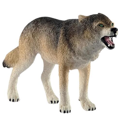 Wolf Toy Wild Life Plastic Multicolored Multicolored - pack of 5