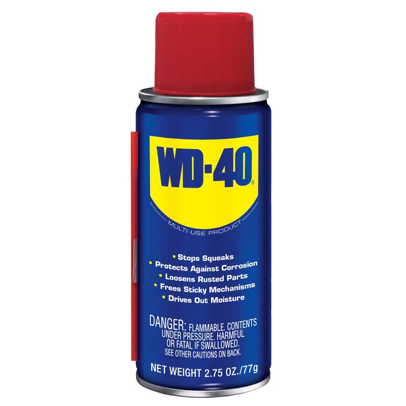 WD40 490352 Multi-Purpose Lubricant, 2.75 oz, Aerosol Can, Liquid Light Brown