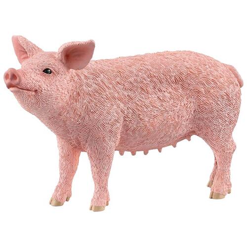 Figurine Toy Farm World Pig Pink Pink - pack of 5