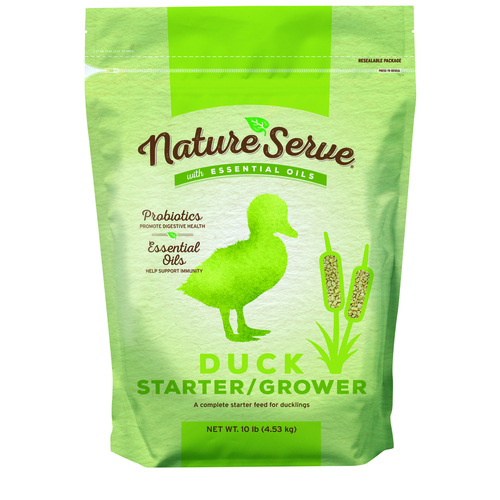 NatureServe 290001 Grower/Starter Feed Crumble For Duck 10 lb