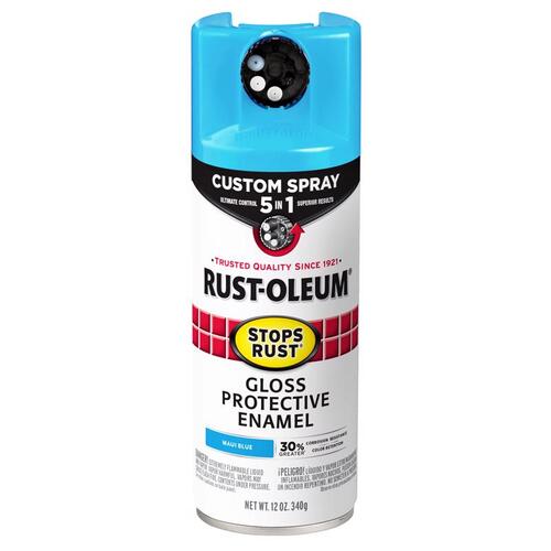 Protective Enamel Stops Rust 5-in-1"door/Outdoor Gloss Blue Oil-Based Oil Modified Alkyd Protective Ename Blue