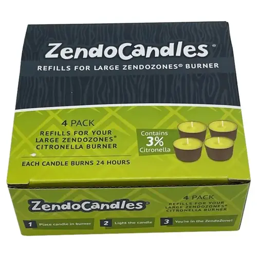 Citronella Candle ZendoCandle Candle For Mosquitoes 1 box