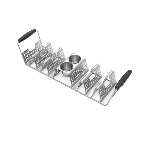 WEBER-STEPHEN PRODUCTS 3400073 Taco Tray Stainless Steel