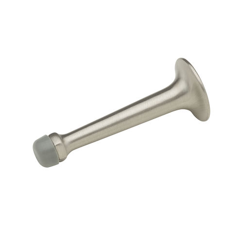 Wall Door Bumper, Satin Nickel