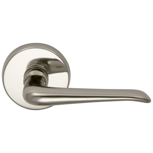 42 Lever with 2-5/8" Rose Privacy with 2-3/8" Backset, T Strike, 1-3/8" Door Bright Nickel Finish