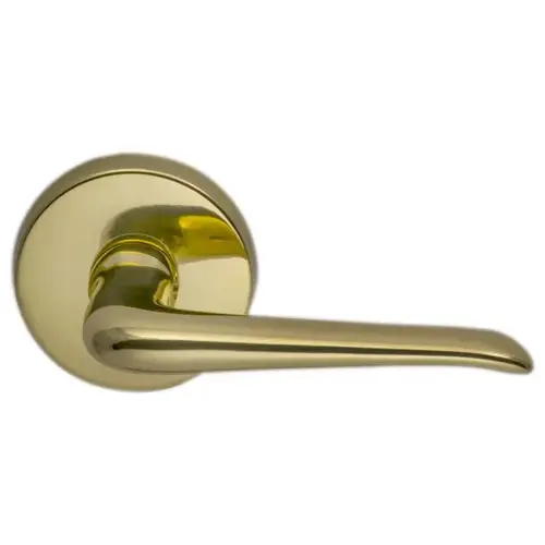 Right Hand 42 Lever with 2-5/8" Rose Single Dummy Bright Brass Finish