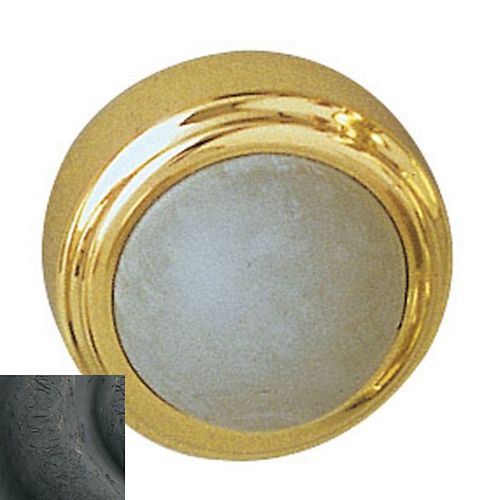 Convex Wall Bumper Distressed Oil Rubbed Bronze Finish